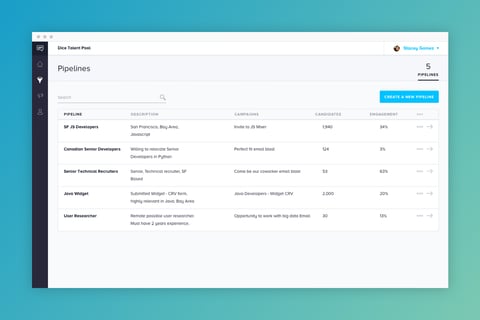getTalent | Application Redesign project
