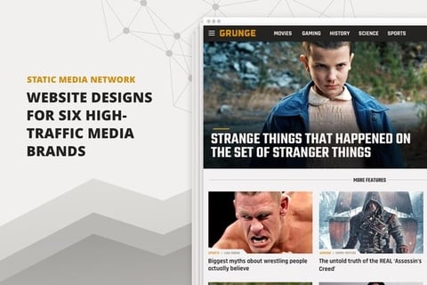 Static Media Editorial Websites project