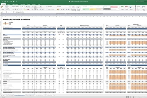 Financial Model for M&A DCF Valuation project
