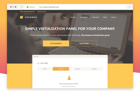 Virtsimple | Company Branding and Responsive Website project