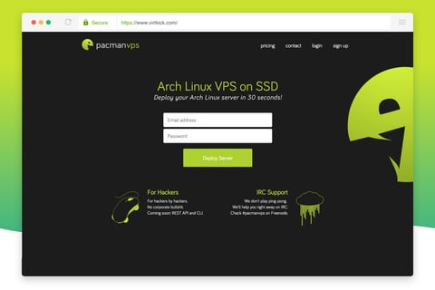 PacmanVPS | Developer-Friendly Branding and Website project
