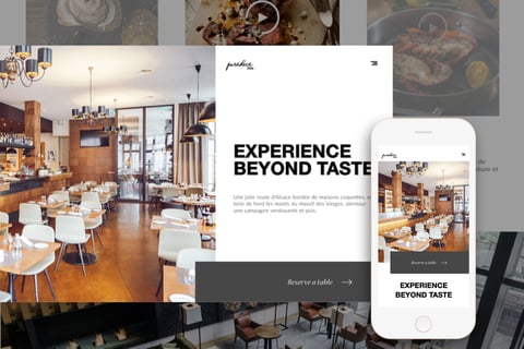 PureDice: Restaurant Website project