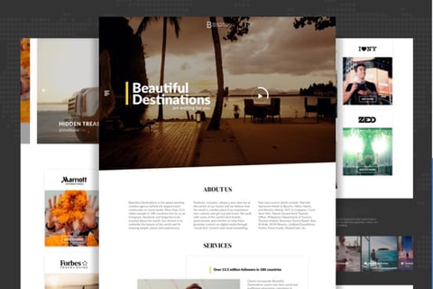 Beautiful Destinations: Website project