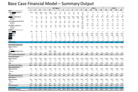 Financial and Operating Budget project