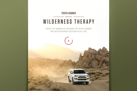 Toyota 4Runner | Wilderness Therapy Site project