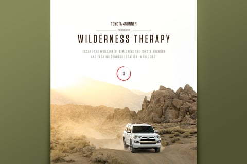 Toyota 4Runner | Wilderness Therapy Site project