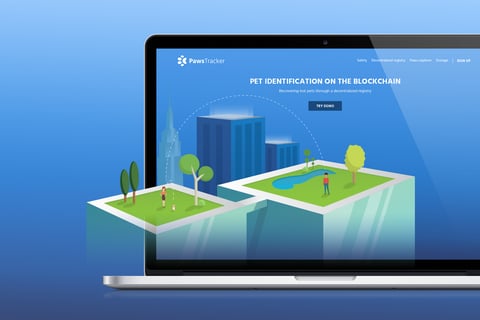 Paws Tracker Landing Page project