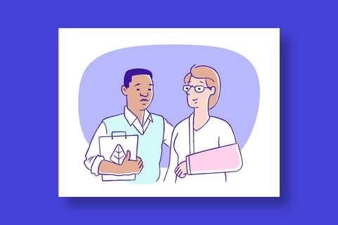 Branding and Illustration for a Workers' Compensation Firm project