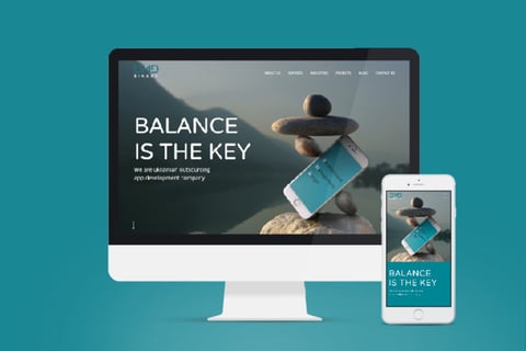 Website Design for an App Development Company project