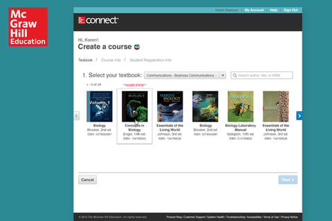 Reconfiguring McGraw-Hill Education's Connect project