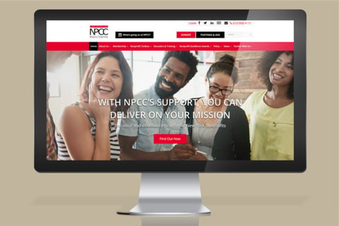 New UX for a Nonprofit Website Section project