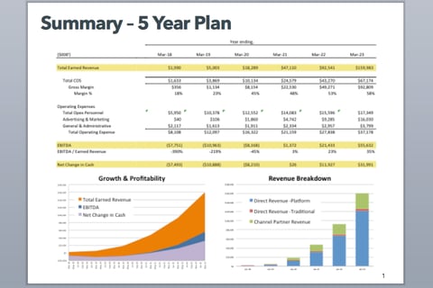 Venture Capital Raise Investor Presentation project