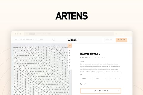 Artwork eCommerce project
