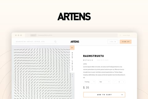 Artwork eCommerce project