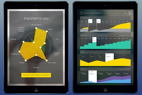 Insurance and Pension Digital Experience Designer project