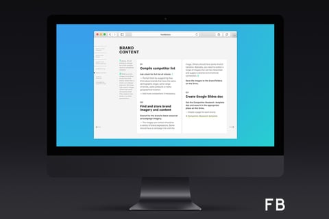 Brand Strategy Process Manual project