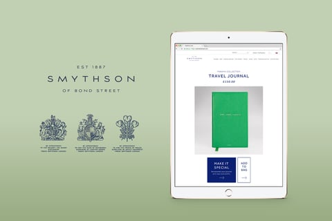 Smythson Personalization Website project