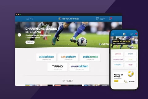 Norsk Tipping | Award-winning Site Redesign project