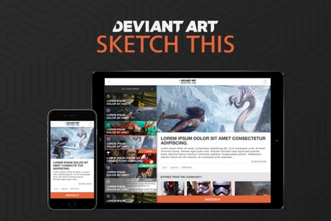 DeviantArt Sketch This project