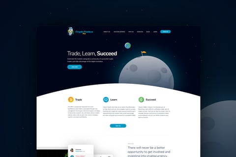 Crypto Traders Website project