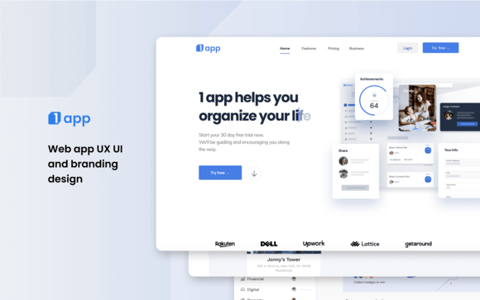 Web App UX/UI Design with Multiple User Views project