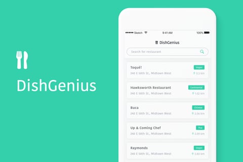 DishGenius - The Dish Rating App project
