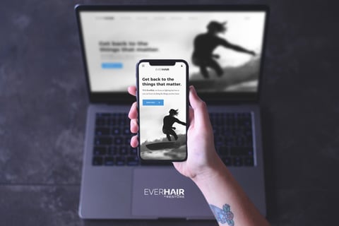 EverHair Website Design project