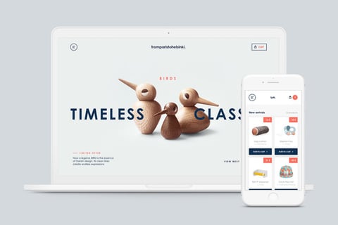 From Paris to Helsinki - eCommerce Website Design project