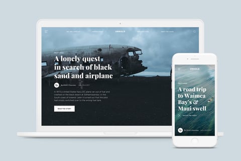 Unhold Magazine - Responsive UI Template project