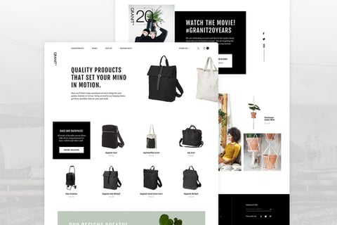 Granit - eCommerce Website Renewal Concept project