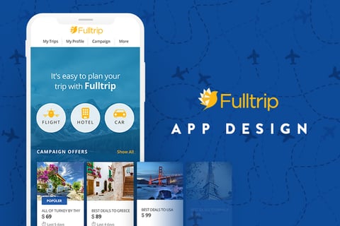 Fulltrip | App Design and Branding project