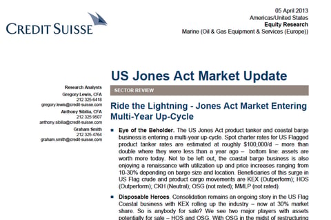 US Jones Act Update project