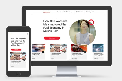 Magna International | B2B Website project
