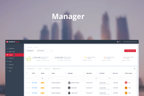 Real Estate Manager project