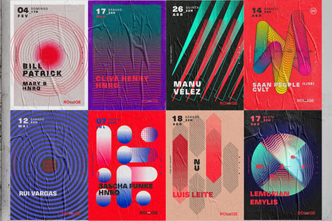 Posters and Identity for Nightclub project