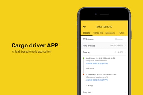 Mobile App for Cargo Driver project