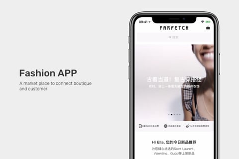 Fashion App Homepage Redesign project