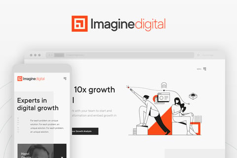 ImagineDigital | Consulting Company Website project