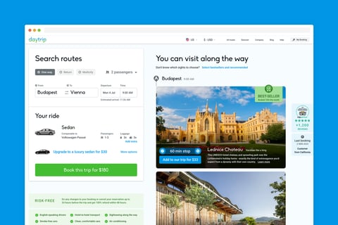 Daytrip | Inter-city Transfers with Private Drivers project