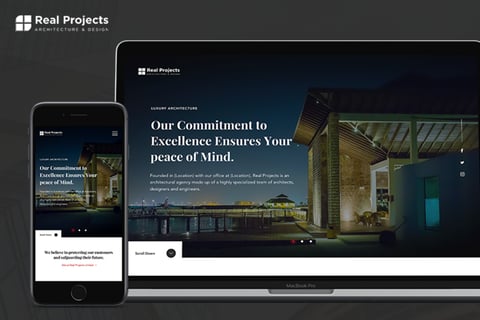 Real Projects LTD | Responsive Website Design project