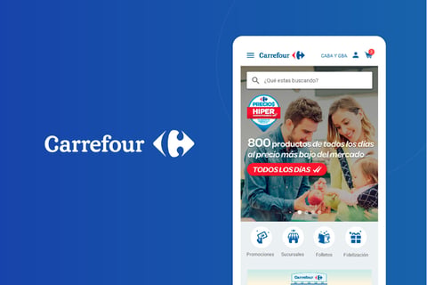 Carrefour eCommerce Launch Food and Beverages project