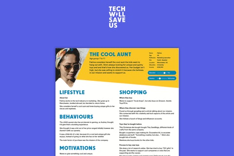Qualitative and Quantitative User Research for Tech Will Save Us project