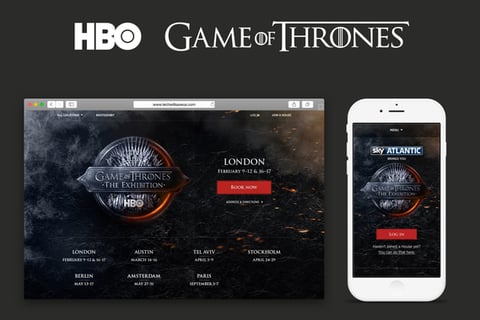 An Event Experience for Game of Thrones project