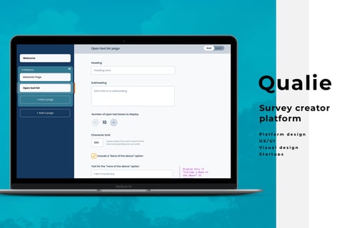 Qualie | Survey Creator Platform project