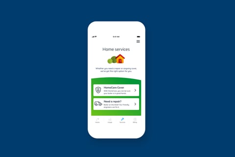 British Gas - Homecare project