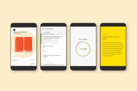 Student App for Diagnostic Questions project