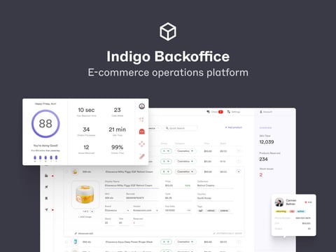 Indigo Backoffice — eCommerce Operations Platform project