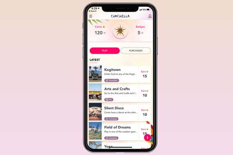 Coachella Coins | Currency and Engagement for a Festival project