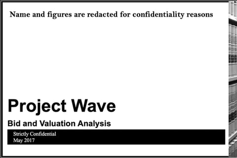 Valuation Analysis project