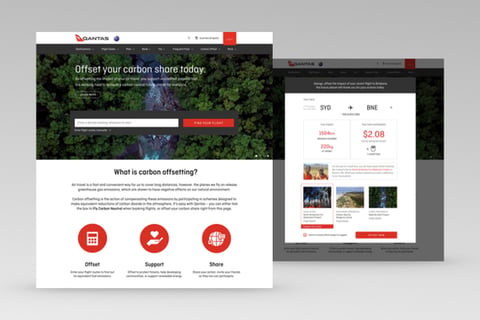 Improving Qantas Carbon Offsetting Experience project